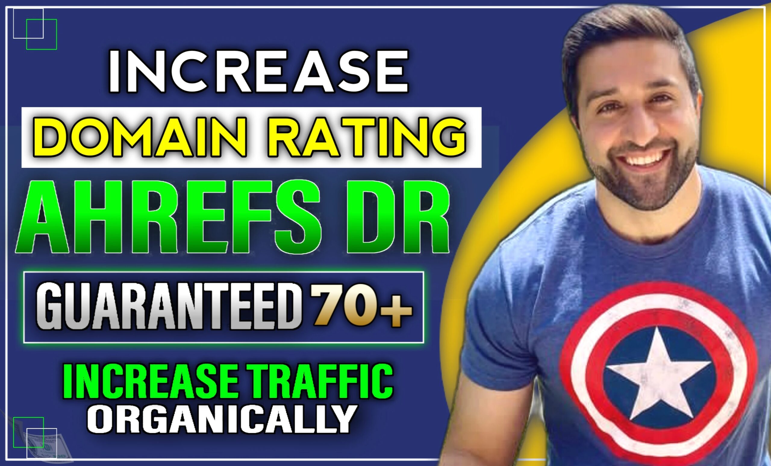 I will increase domain rating ahrefs dr 70 plus high authority white hat seo backlinks