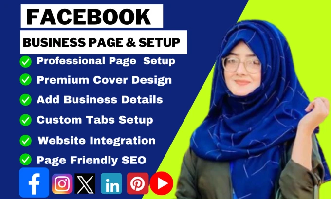 I will create, fix, setup, promote and optimise facebook business page