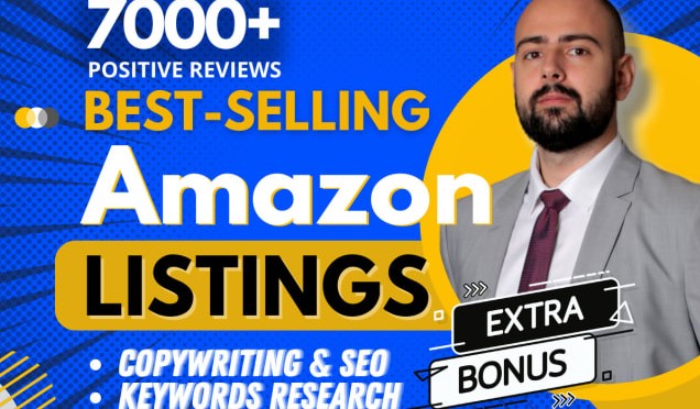 I will write top amazon listing SEO product descriptions