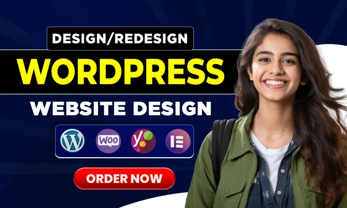 I will build wordpress website development, business website or wordpress blog website