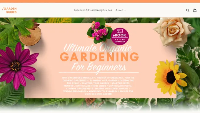 I will startup a gardening shopify ecommerce store website business garden shop 1