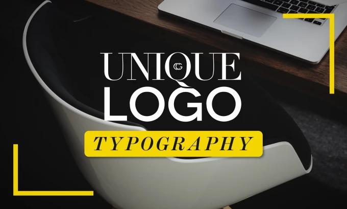 I will design a clean, modern and minimalist typography logo design