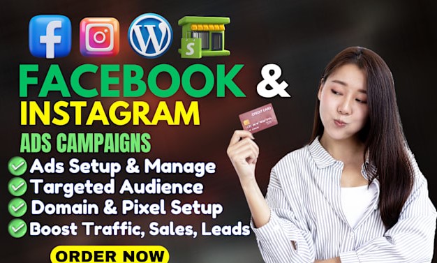 I will setup and manage facebook and instagram ads campaign