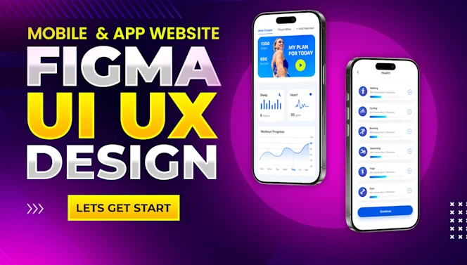 I will do UI UX design, mobile app ui ux design and website figma UI UX design