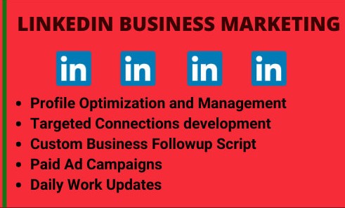 I will do linkedin marketing and leads generation for your business